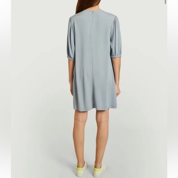 Samsoe Dress Dusty Blue Knee Length Aram S/S XL - Picture 6 of 15